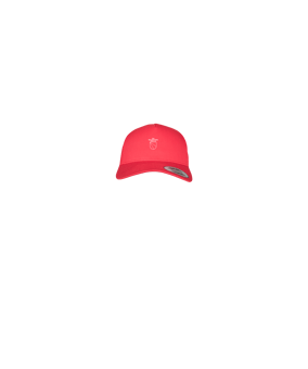 Merch 5 Panel Retro Trucker Cap Red