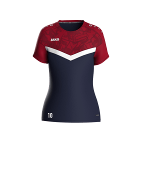 JAKO Iconic T-Shirt Damen Blau Rot F901