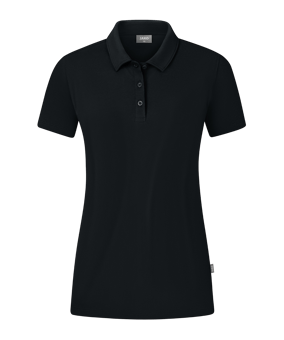 JAKO Organic Stretch Polo Shirt Damen Schwarz F800 - schwarz