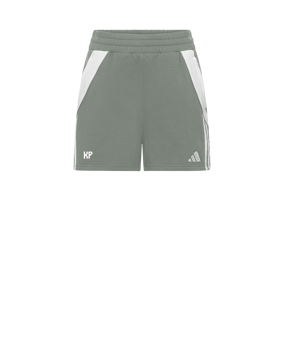 adidas Tiro 24 Short Damen Grau Weiss