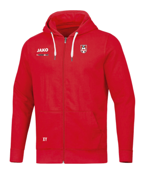 JAKO Base Kapuzenjacke Kids Rot F01