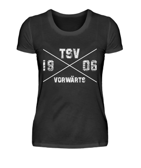 TSV Schopfloch T Shirt Vorwärts X Damen Schwarz - schwarz