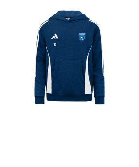 Sweat à capuche adidas Tiro 24 bleu blanc 