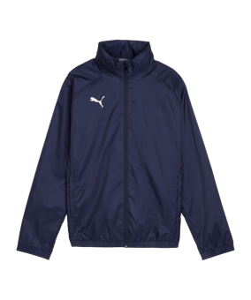 PUMA teamGOAL Regenjacke Kids Blau F06 - blau