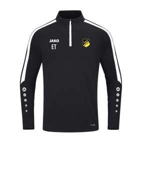 JAKO Power Sweatshirt Schwarz Weiss F800