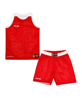 Spalding Double Face Trikot Set Rot - rot