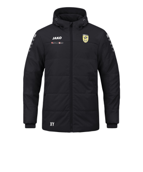 JAKO Team Coach Kapuzenjacke Schwarz F800