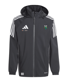 adidas Tiro 24 Regenjacke Schwarz Weiss