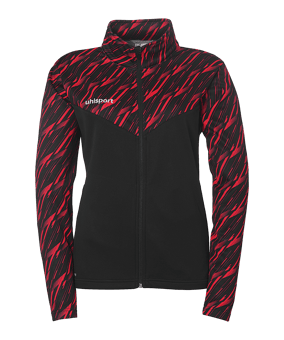 uhlsport Progressive 28 Poly Jacke Damen Schwarz F08 - schwarz