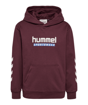 Hummel Logo Hoody Kids Rot F3016 - rot