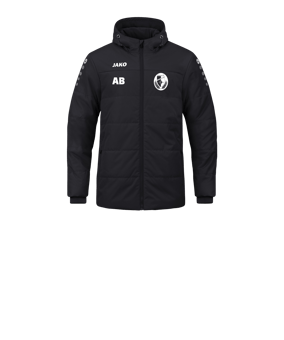 JAKO Team Coach Kapuzenjacke Kids Schwarz F800