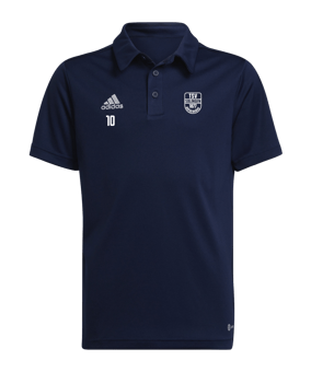 adidas Entrada 22 Poloshirt Kids Dunkelblau