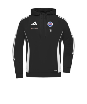 adidas Tiro 24 Hoody Schwarz Weiss 