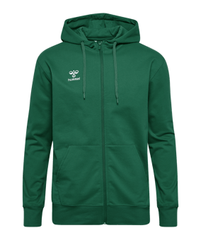 Hummel GO 2.0 Kapuzenjacke Grün F6140 - gruen