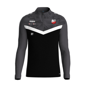 JAKO Iconic HalfZip Sweatshirt Schwarz F801