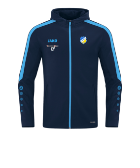 JAKO Power Kapuzenjacke Blau F910