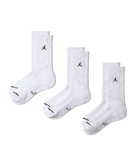 Jordan Everday Crew 3er Pack Calze Bianco C100 - bianco