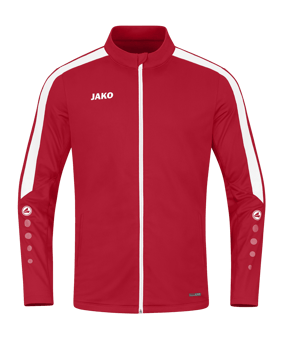 JAKO Power Polyesterjacke Damen Rot Weiss F100 - rot