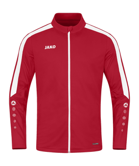 JAKO Power Polyesterjacke Damen Rot Weiss F100