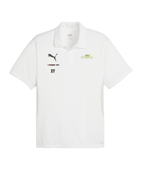 PUMA teamGOAL Poloshirt Weiss F04
