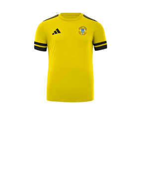 adidas Squadra 25 Camiseta Kids amarillo juego/entreno con dorsal