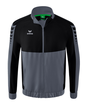 Erima Six Wings Präsentationsjacke Kids Grau - grau