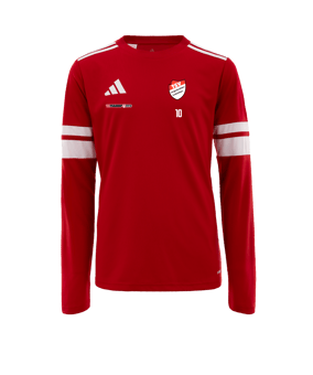 adidas Squadra 25 Trikot Langarm Rot