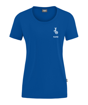 JAKO Organic Stretch T-Shirt Damen Blau F400