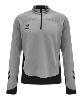 Hummel hmlLEAD HalfZip Sweatshirt Kids Grau F2006 - grau