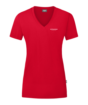 JAKO Organic T-Shirt Damen Rot F100