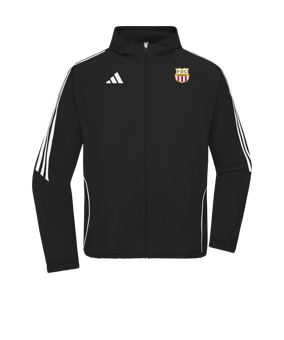Veste coupe-vent adidas Tiro 24 noire blanche 