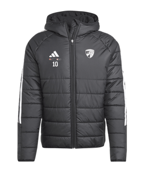 adidas Tiro 24 Winterjacke Schwarz Weiss