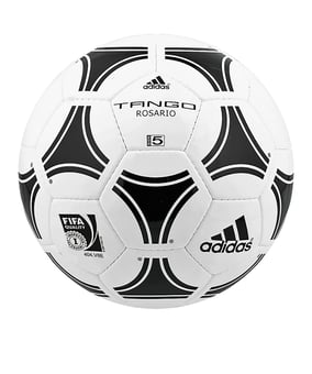 adidas Tango Rosario Trainingsball Weiss Schwarz - weiss