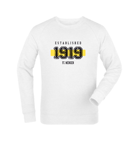 Merch Roller Sweatshirt White | #established