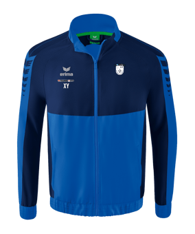 Erima Six Wings Präsentationsjacke Blau