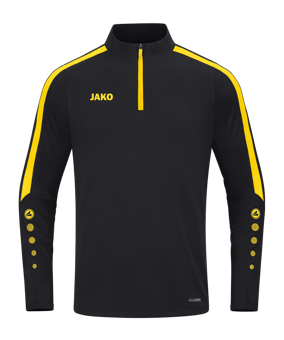 JAKO Power Sweatshirt Schwarz Gelb F803 - schwarz