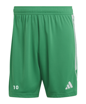 adidas Tiro 23 Short Dunkelgrün Weiss