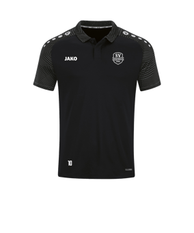 JAKO Performance Polo Damen Schwarz Grau F804