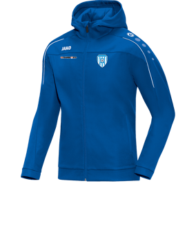 JAKO Classico Kapuzenjacke Blau F04