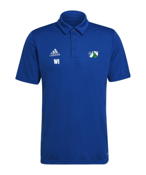 adidas Entrada 22 Poloshirt Blau Weiss