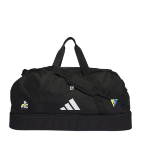 adidas Tiro League Duffel Bag Gr. L Schwarz Weiss
