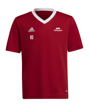 adidas Entrada 22 Trikot Kids Rot Weiss