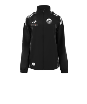 adidas Tiro 25 Competition Regenjacke Damen Schwarz