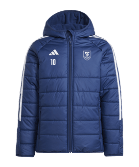 adidas Tiro 24 Winterjacke Kids Blau Weiss