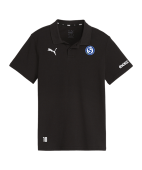 PUMA teamGOAL Casuals Poloshirt Kids Schwarz F03