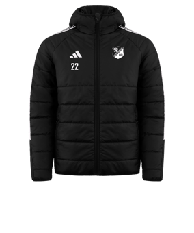 adidas Tiro 24 Winterjacke Schwarz Weiss