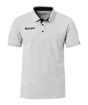 Kempa Prime Poloshirt Grau Schwarz F03 - grau
