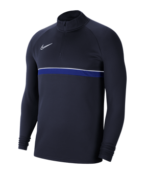 Nike Academy 21 Drill Top Blau Weiss F453 - blau