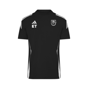 adidas Tiro 24 T-Shirt Schwarz Weiss Baumwolle