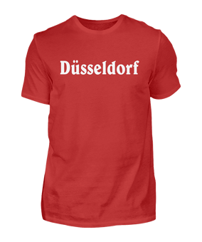 T-Shirt "Düsseldorf" Rot - rot